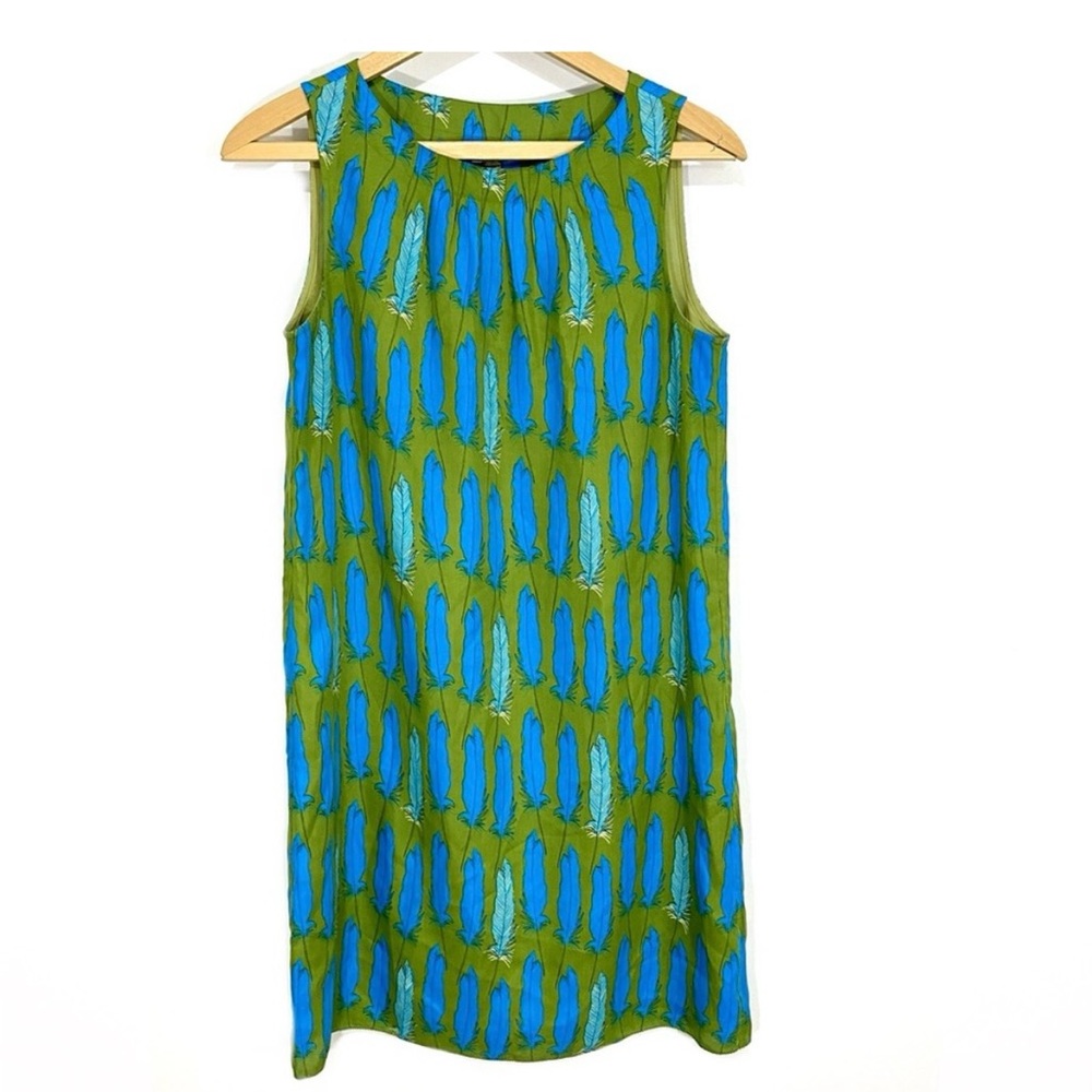 Fossil leaf print shift dress